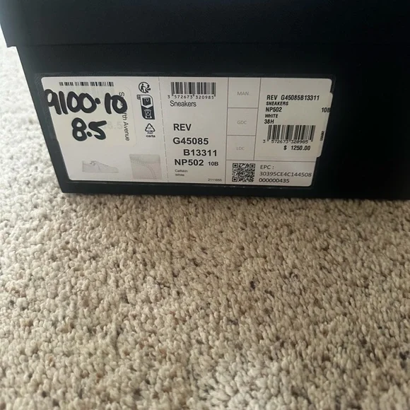 CHANEL White Leather sneakers - 8.5 - Picture 7 of 8